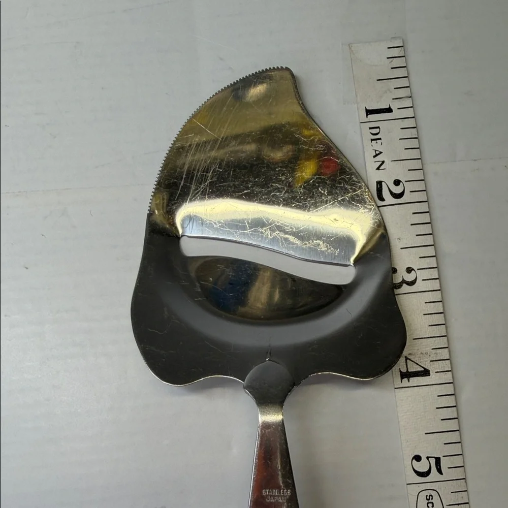 Vintage Wood Handle Stainless Steel Cheese Slicer